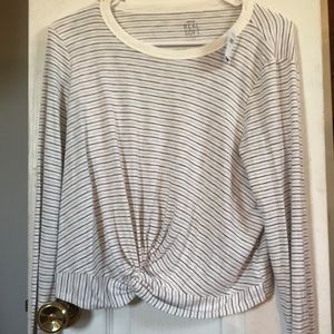 Barely worn Aerie striped crop top